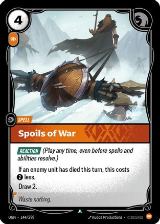 Spoils of War (144/298) - Origins Foil | Grognard Games