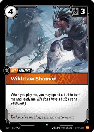 Wildclaw Shaman (147/298) - Origins | Grognard Games