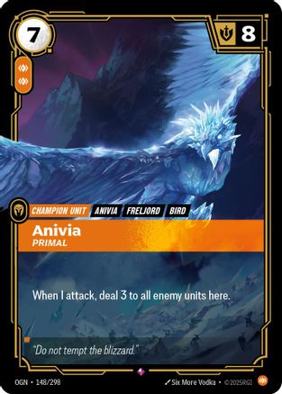 Anivia - Primal (148/298) - Origins Foil | Grognard Games