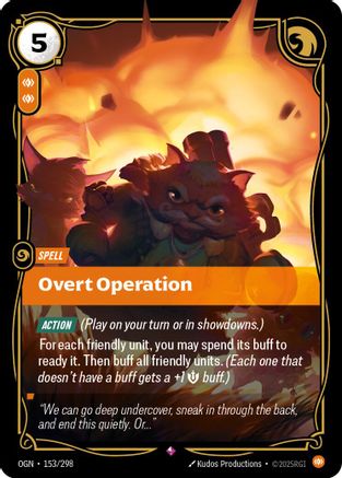 Overt Operation (153/298) - Origins Foil | Grognard Games