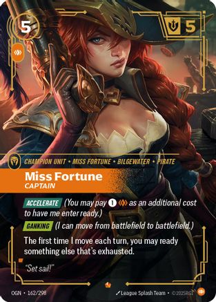 Miss Fortune - Captain (162/298) - Origins Foil | Grognard Games