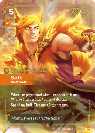 Sett - Brawler (164/298) - Origins Foil | Grognard Games