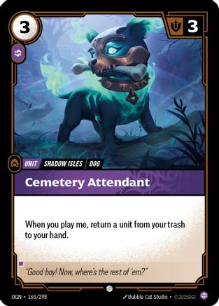Cemetery Attendant (165/298) - Origins | Grognard Games