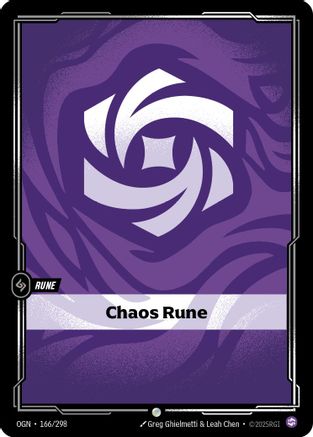 Chaos Rune (166/298) - Origins Foil | Grognard Games