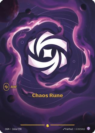 Chaos Rune (Alternate Art) (166a/298) - Origins Foil | Grognard Games