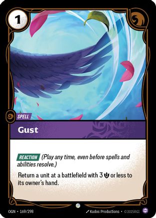 Gust (169/298) - Origins Foil | Grognard Games