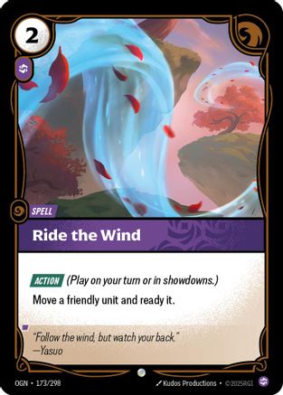 Ride The Wind (173/298) - Origins Foil | Grognard Games