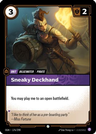 Sneaky Deckhand (176/298) - Origins Foil | Grognard Games