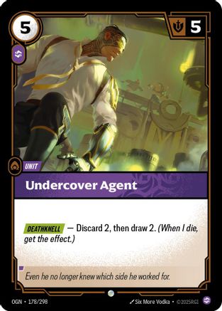 Undercover Agent (178/298) - Origins Foil | Grognard Games