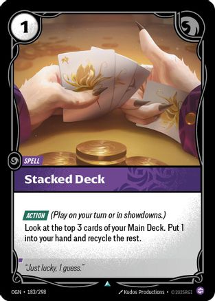 Stacked Deck (183/298) - Origins | Grognard Games