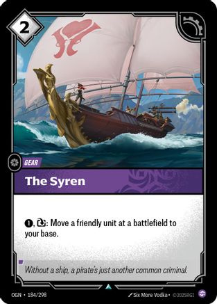 The Syren (184/298) - Origins Foil | Grognard Games