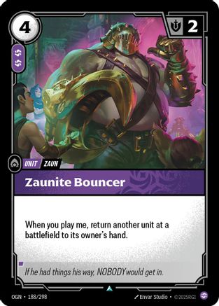 Zaunite Bouncer (188/298) - Origins | Grognard Games