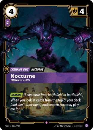 Nocturne - Horrifying (194/298) - Origins Foil | Grognard Games
