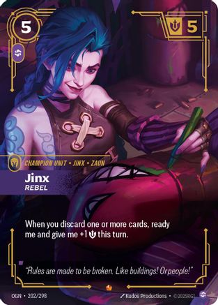 Jinx - Rebel (202/298) - Origins Foil | Grognard Games