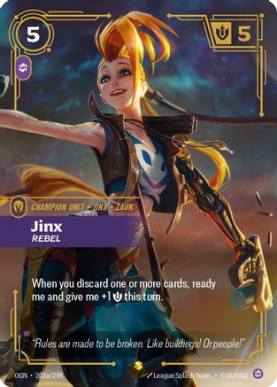 Jinx - Rebel (Alternate Art) (202a/298) - Origins Foil | Grognard Games