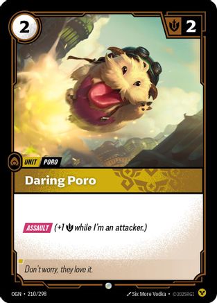 Daring Poro (210/298) - Origins | Grognard Games