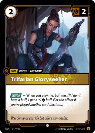 Trifarian Gloryseeker (217/298) - Origins Foil | Grognard Games