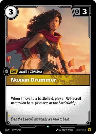 Noxian Drummer (222/298) - Origins Foil | Grognard Games