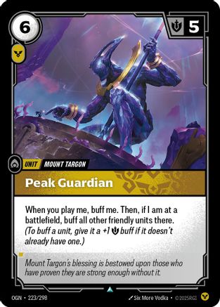Peak Guardian (223/298) - Origins | Grognard Games
