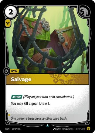 Salvage (224/298) - Origins Foil | Grognard Games