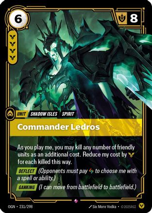 Commander Ledros (231/298) - Origins Foil | Grognard Games