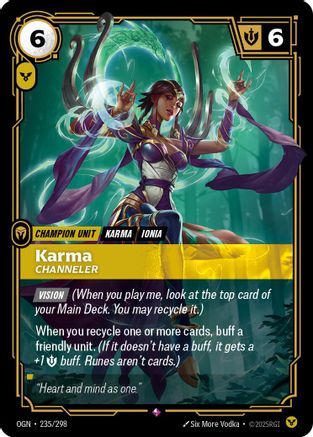 Karma - Channeler (235/298) - Origins Foil | Grognard Games