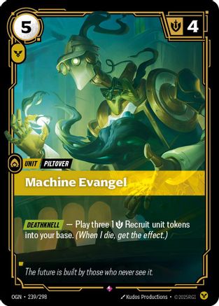Machine Evangel (239/298) - Origins Foil | Grognard Games
