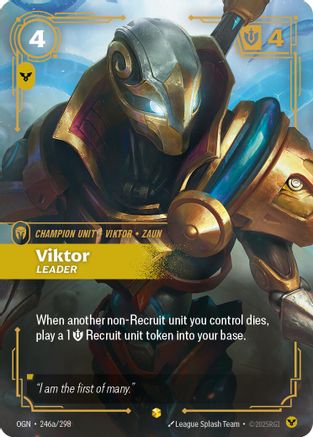 Viktor - Leader (Alternate Art) (246a/298) - Origins Foil | Grognard Games