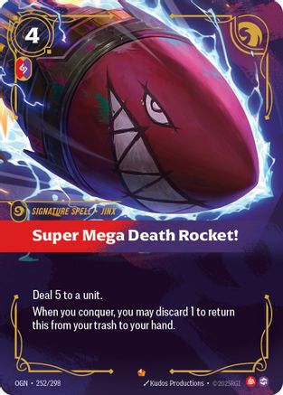 Super Mega Death Rocket! (252/298) - Origins Foil | Grognard Games