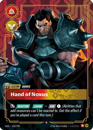 Darius - Hand of Noxus (253/298) - Origins Foil | Grognard Games