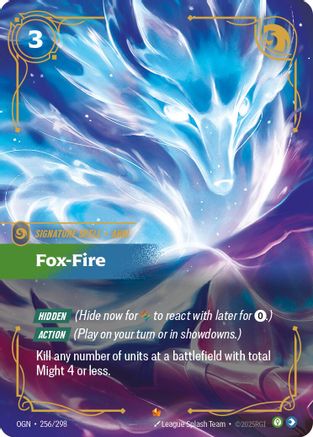 Fox-Fire (256/298) - Origins Foil | Grognard Games