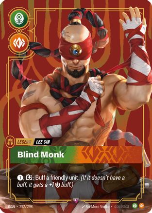 Lee Sin - Blind Monk (257/298) - Origins Foil | Grognard Games