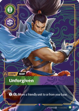 Yasuo - Unforgiven (259/298) - Origins Foil | Grognard Games