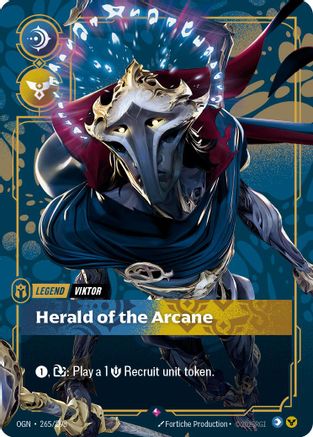 Viktor - Herald of the Arcane (265/298) - Origins Foil | Grognard Games