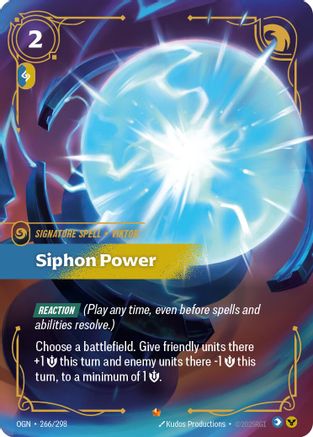 Siphon Power (266/298) - Origins Foil | Grognard Games
