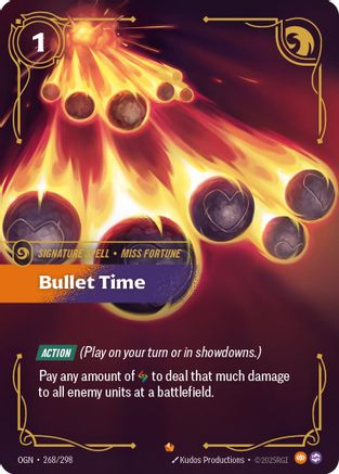 Bullet Time (268/298) - Origins Foil | Grognard Games