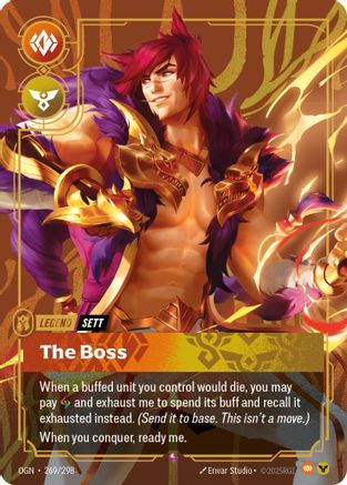 Sett - The Boss (269/298) - Origins Foil | Grognard Games