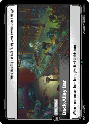 Back-Alley Bar (277/298) - Origins | Grognard Games