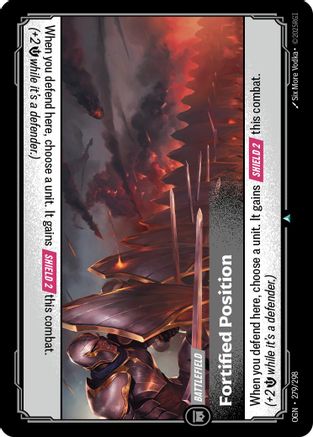 Fortified Position (279/298) - Origins Foil | Grognard Games