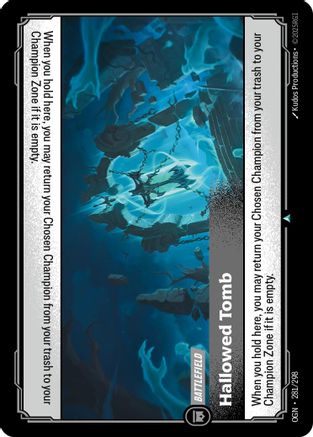 Hallowed Tomb (281/298) - Origins Foil | Grognard Games
