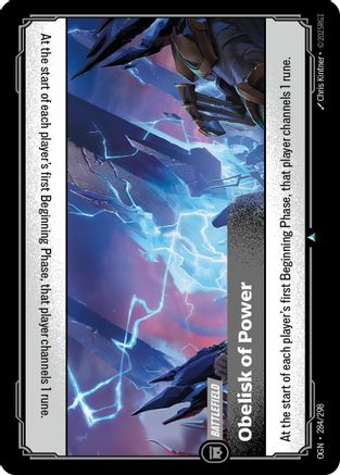 Obelisk of Power (284/298) - Origins Foil | Grognard Games