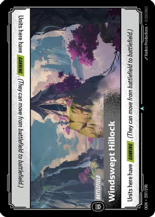 Windswept Hillock (297/298) - Origins Foil | Grognard Games