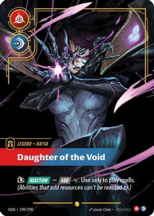 Kai'Sa - Daughter of the Void (Showcase) (299/298) - Origins Foil | Grognard Games