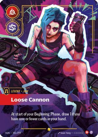 Jinx - Loose Cannon (Showcase) (301/298) - Origins Foil | Grognard Games
