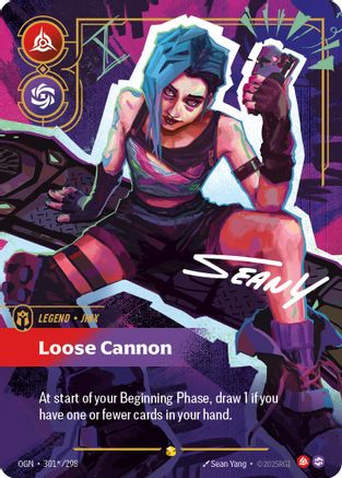 Jinx - Loose Cannon (Signature) (301*/298) - Origins Foil | Grognard Games
