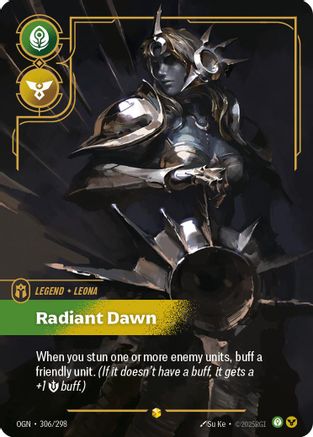 Leona - Radiant Dawn (Showcase) (306/298) - Origins Foil | Grognard Games