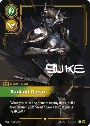Leona - Radiant Dawn (Signature) (306*/298) - Origins Foil | Grognard Games