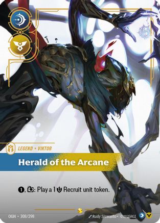 Viktor - Herald of the Arcane (Showcase) (308/298) - Origins Foil | Grognard Games