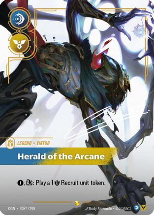 Viktor - Herald of the Arcane (Signature) (308*/298) - Origins Foil | Grognard Games