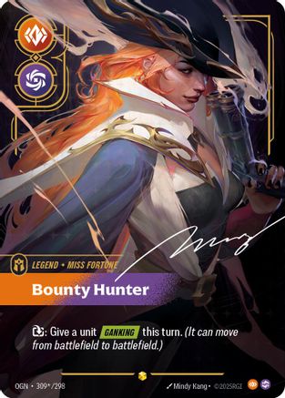 Miss Fortune - Bounty Hunter (Signature) (309*/298) - Origins Foil | Grognard Games
